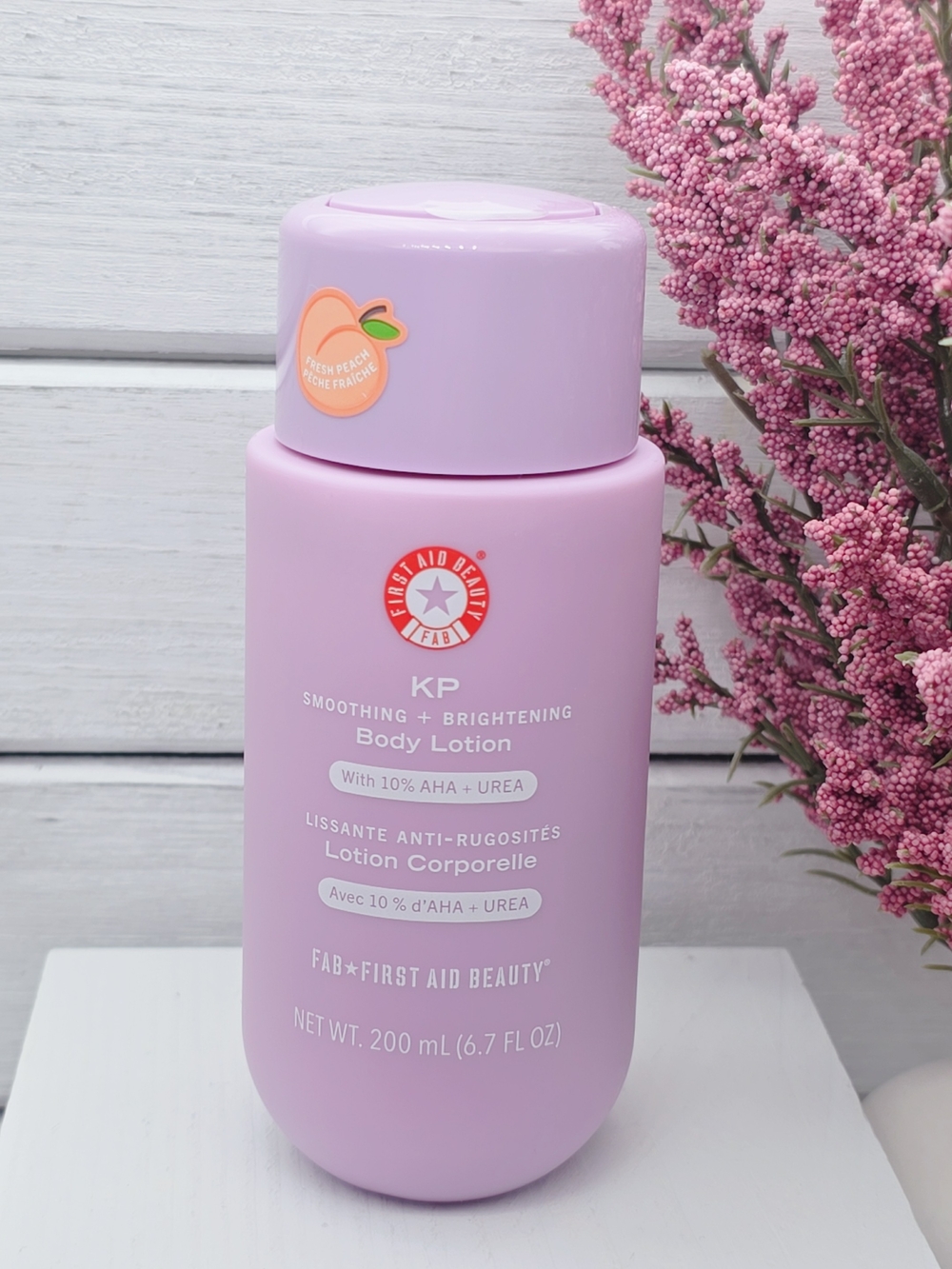 First Aid Beauty KP Smoothing + Brightening Body Lotion - Fresh Peach